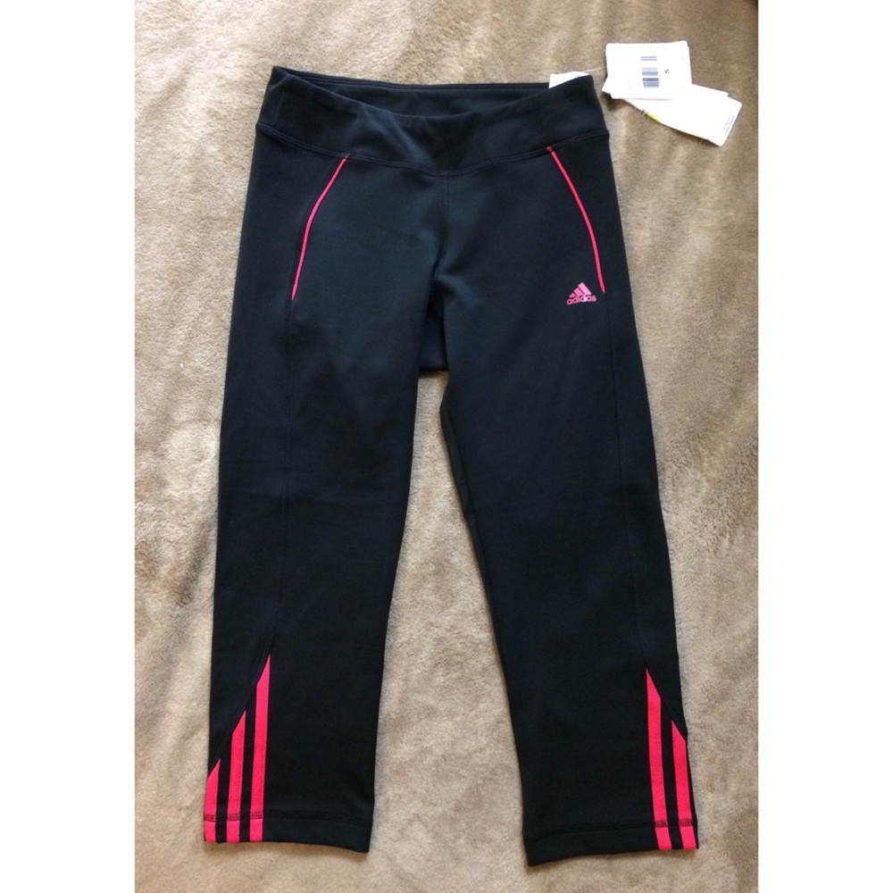 NWT Adidas cropped leggings activewear running
